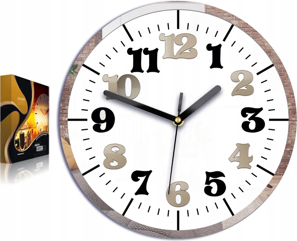 Elegáns Akril Falióra Alexis Fehér Kerek