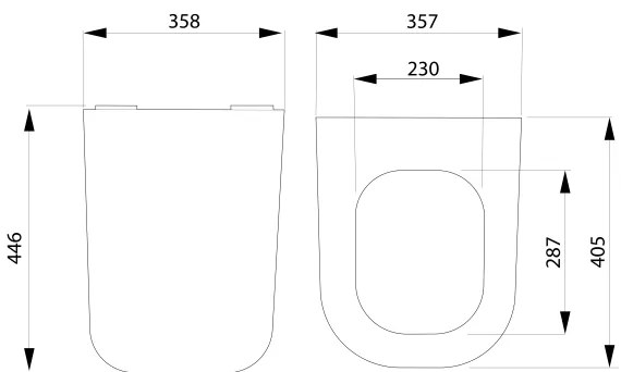 Bruckner - WC-ülőke SoftClose WALTER SLIM fehér