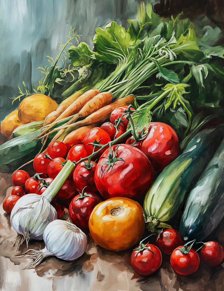 Poszter 50x65cm Gazdag kerti gyűjtemény