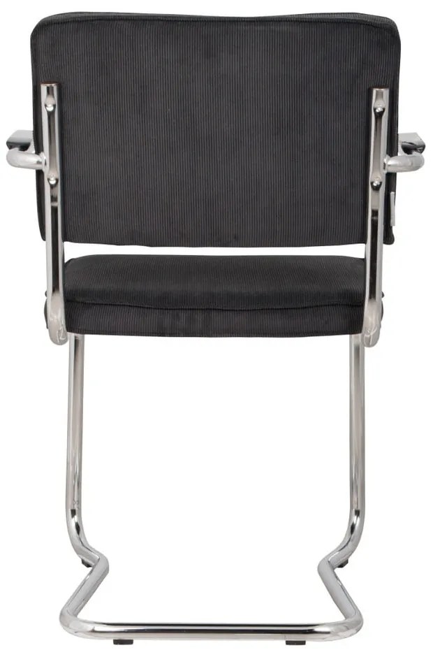 Ridge Kink Rib 2 db fekete karfás szék - Zuiver