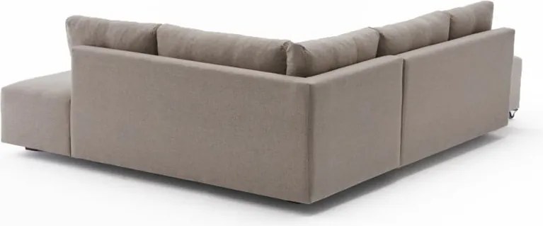 Bézs kinyitható sarokkanapé (jobb oldali) Manama – Balcab Home