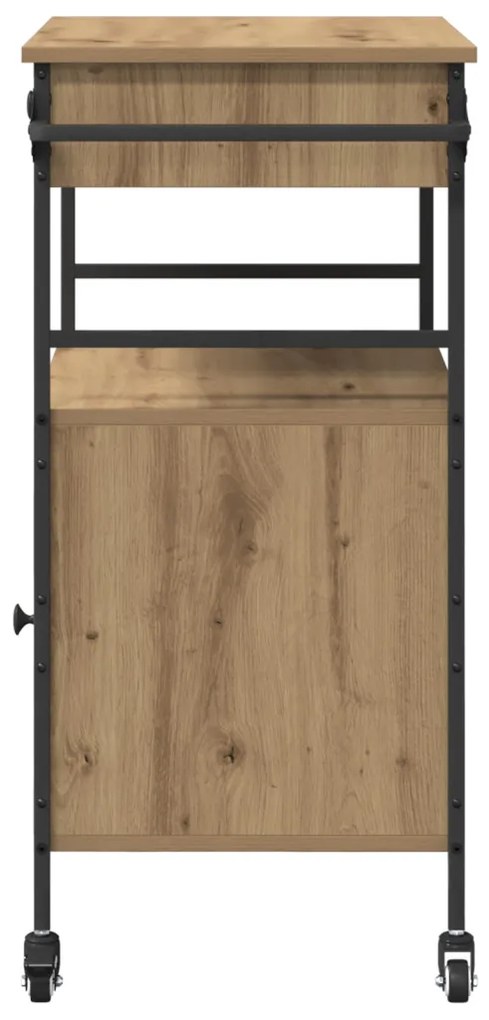 Konyhai Kocsi Artisan tölgy 56x43x89.5 cm