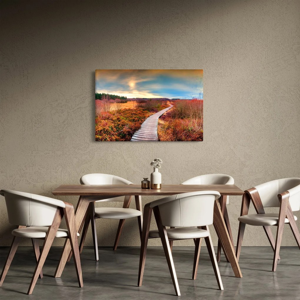 Kép - Őszi út (90x60 cm)
