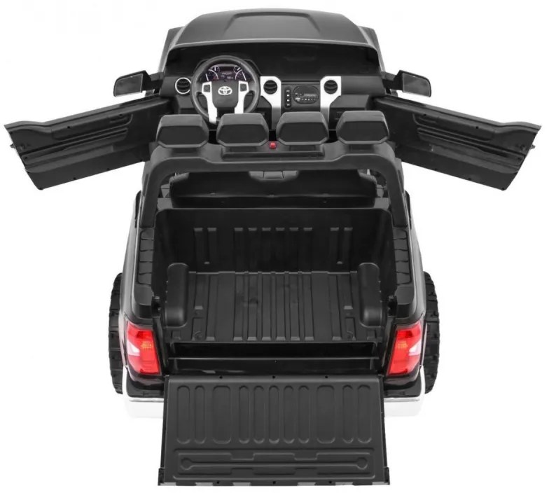 Toyota Tundra elektromos autó, 2 ülés, 4 motor, EVA kerekek, fekete színű