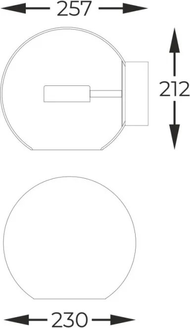 Zuma Line ENCELADUS W0428-01D-L4AC Függőlámpa 1x5W/LED 3000K 500lm IP20