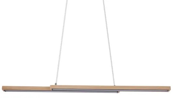 LED csillár zsinóron SENTO LED/19W/230V fa kivitel