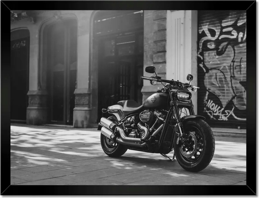 Poszterek keretben 40x30 Harley Davidson Motorkerékpár