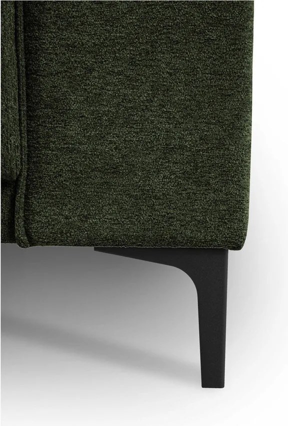 Zöld zsenília sarokkanapé (bal oldali-heverő résszel) Copenhagen – Scandic