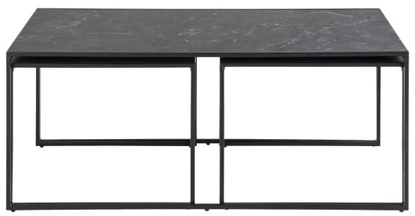 ALMA 3 részes dohányzóasztal szett antracit