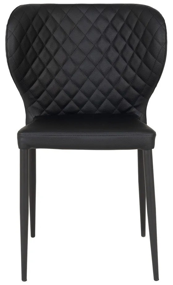 Fekete étkezőszék szett 4 db-os Pisa – House Nordic