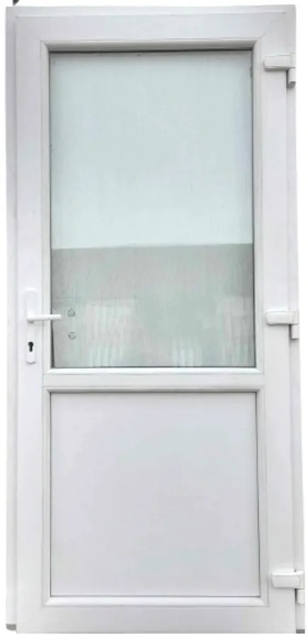 Glassy / Hőszigetelt Bejárati ajtó / 98x198 , 98x208 / Fehér