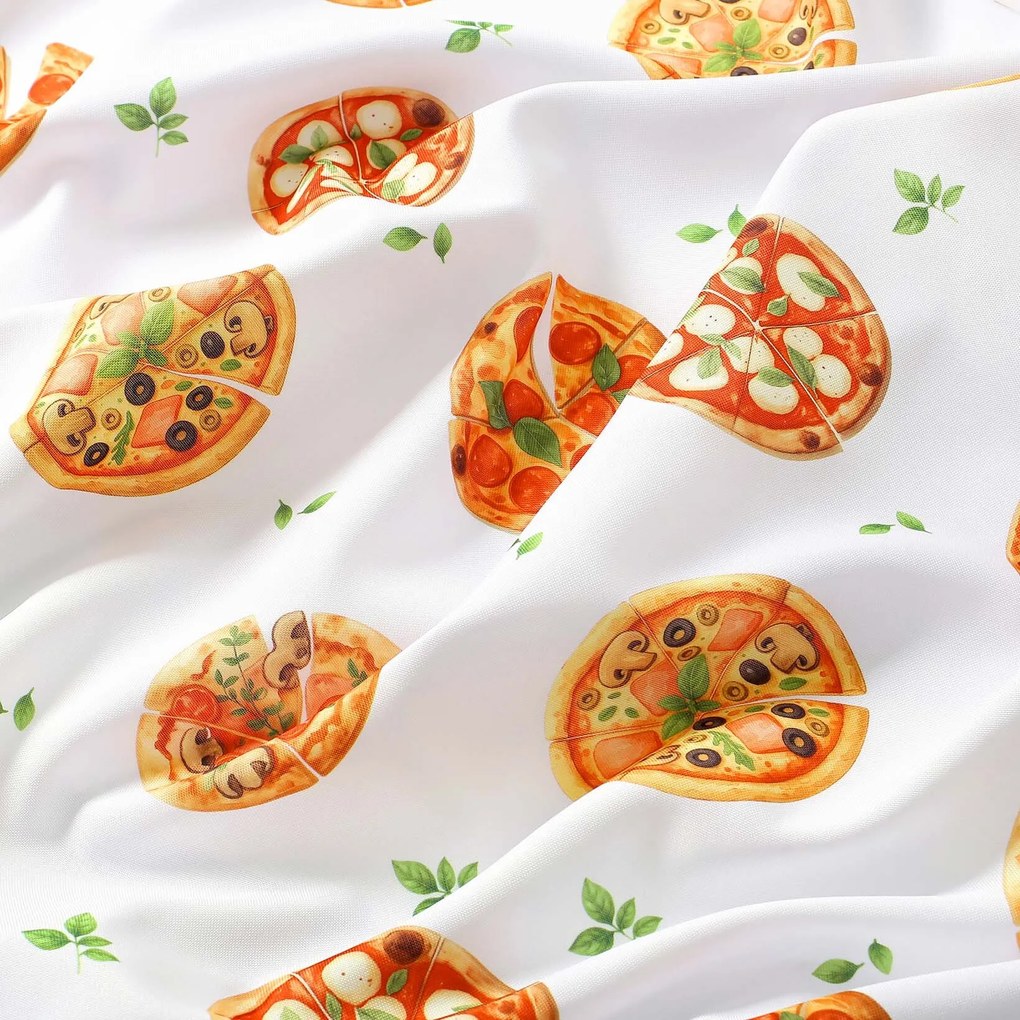 Goldea dekoratív párnahuzat luca - ízletes pizza 50 x 50 cm