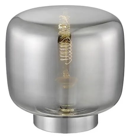 Klausen 108009 - Asztali lámpa ROTARY 1xE27/4W/230V ezüst