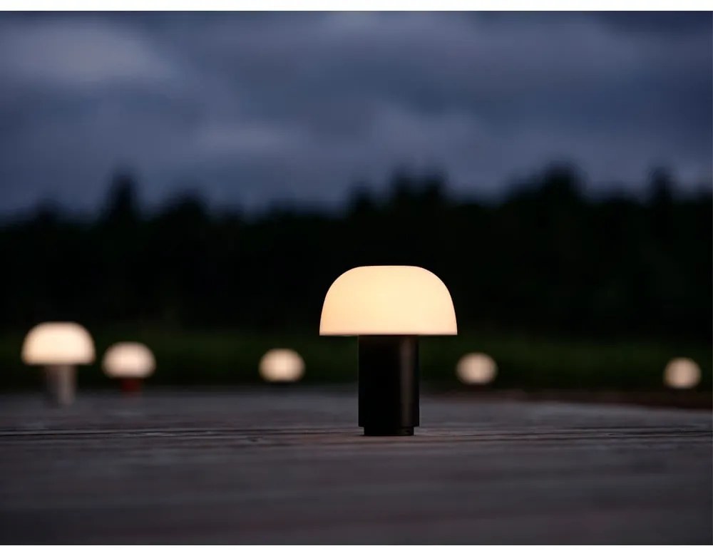 Fekete alumínium LED dimmelhető asztali lámpa (magasság 22 cm) Harvest – Zone