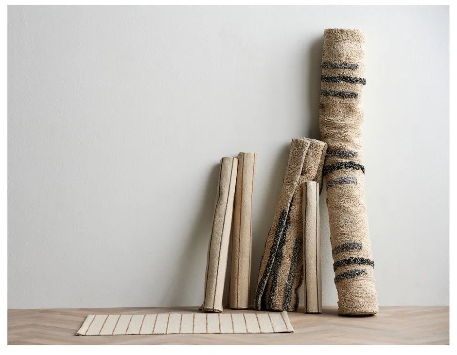 Bézs pamut keverék szőnyeg 60x90 cm Line – Södahl