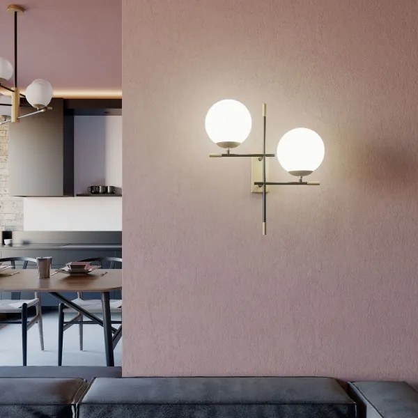 Redo 01-2947 - Fali lámpa ESSENTIAL 2xE14/28W/230V