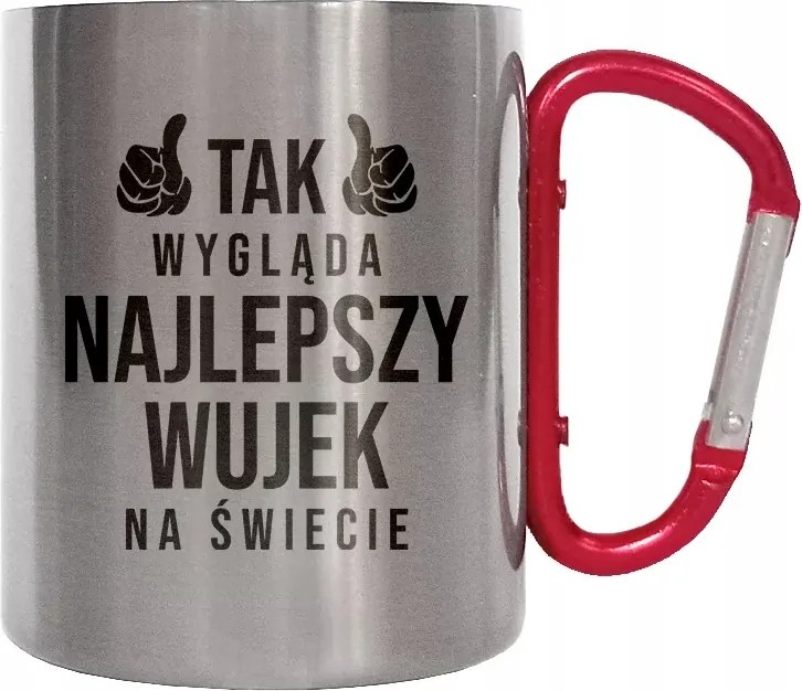 Ajándék Bácsinak Fém Bögre Így néz ki a világ legjobb bácsija