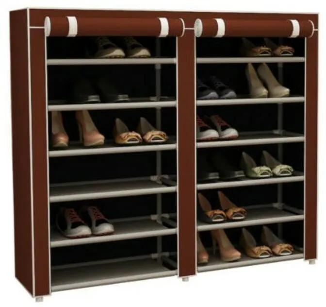 Mobil cipőtároló szekrény (barna)