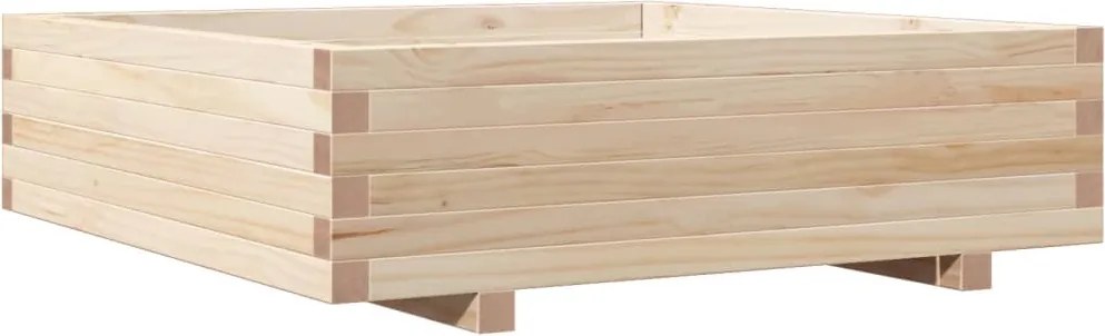 vidaXL tömör fenyő kerti virágláda 90 x 90 x 26,5 cm