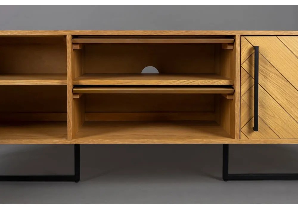 TV-állvány tölgyfa dekorral 180x60 cm Class - Dutchbone