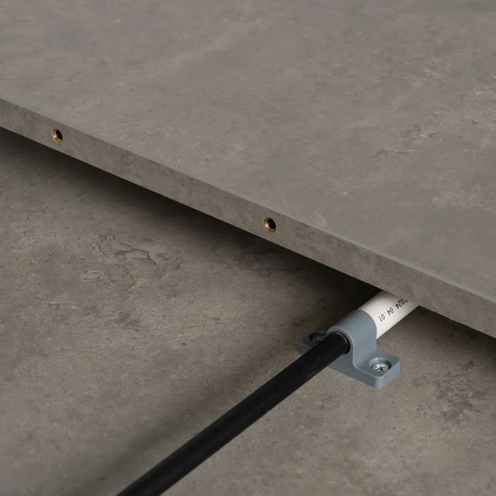 Kerek bővíthető étkezőasztal hosszabbító asztallappal ø 120 cm Rocía – Ixia