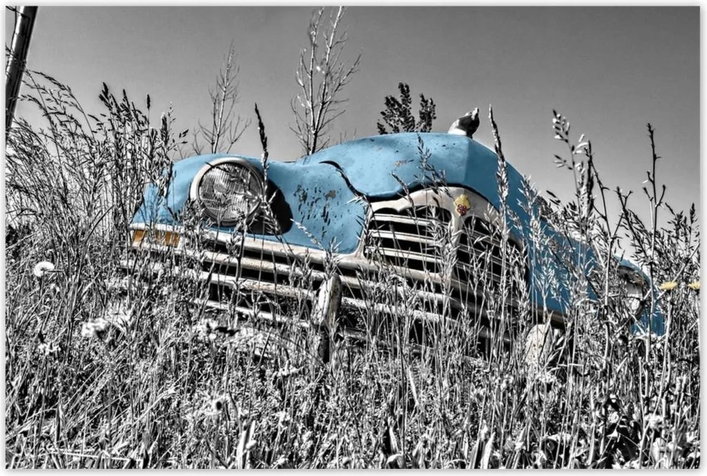 Poszterek 120x80 Kék Öregember Műemlék