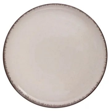 18 részes bézs porcelán étkészlet