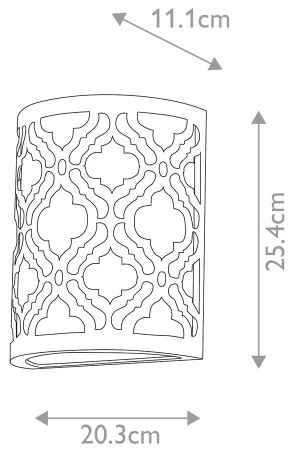 Gilded Nola - Fali lámpa ARABELLA 1xE27/60W/230V