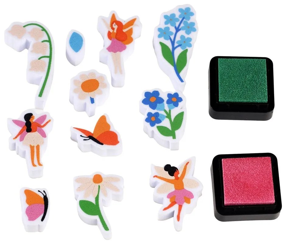 Mini nyomda készlet Fairies in the Garden - Rex London