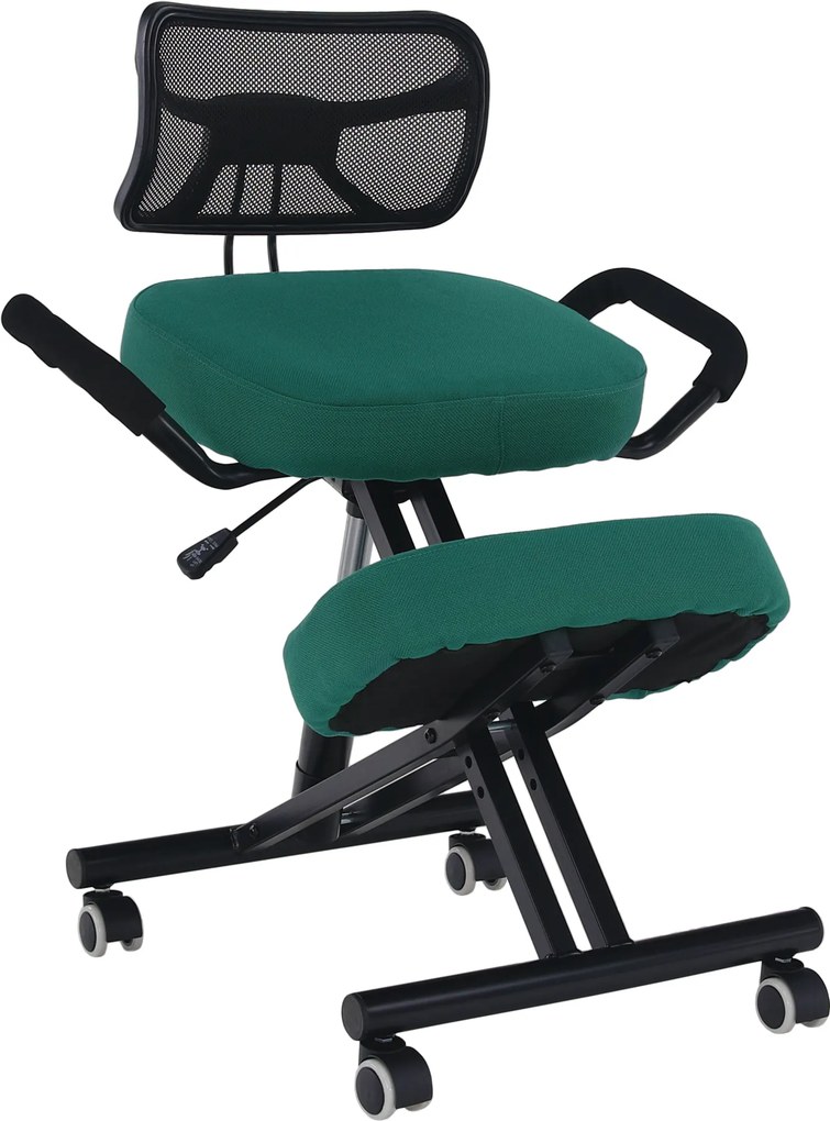 Ergonomikus zsámoly, zöld/fekete, RUFUS