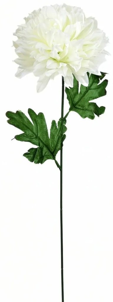Krizantém művirág 50 cm, fehér
