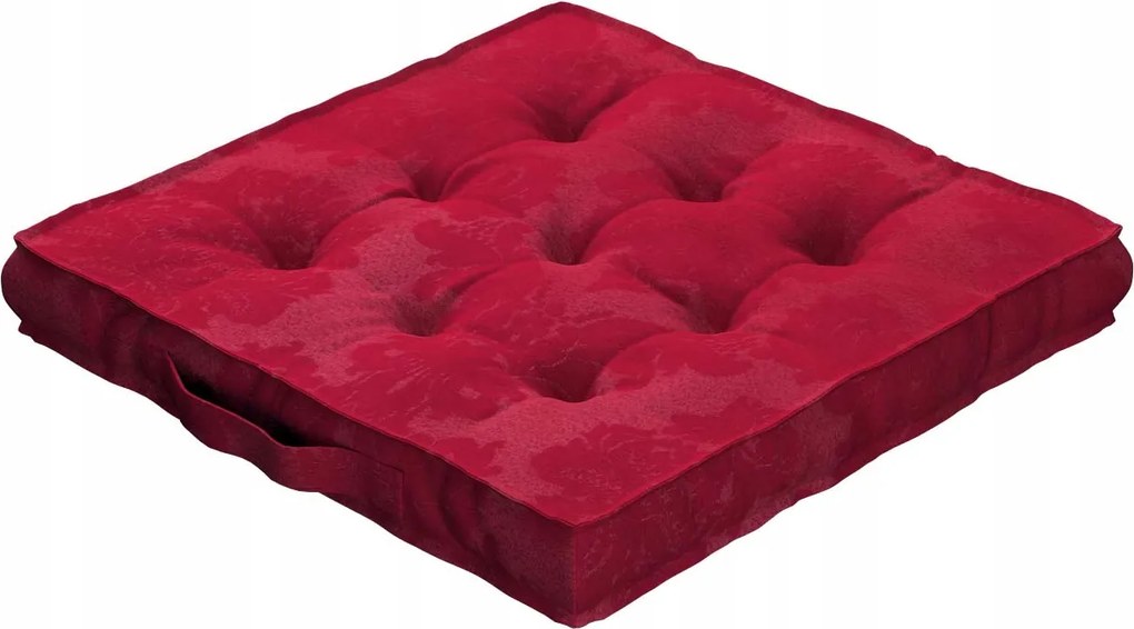 Kuba székpárna 40x6 akantusz levelek bordó alapon