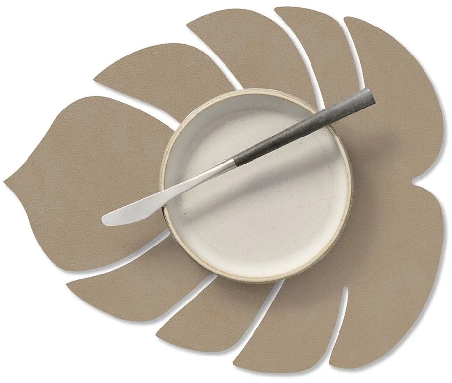 Öko bőr tányéralátét 22x26 cm Monstera Leaf Nupo – LIND DNA