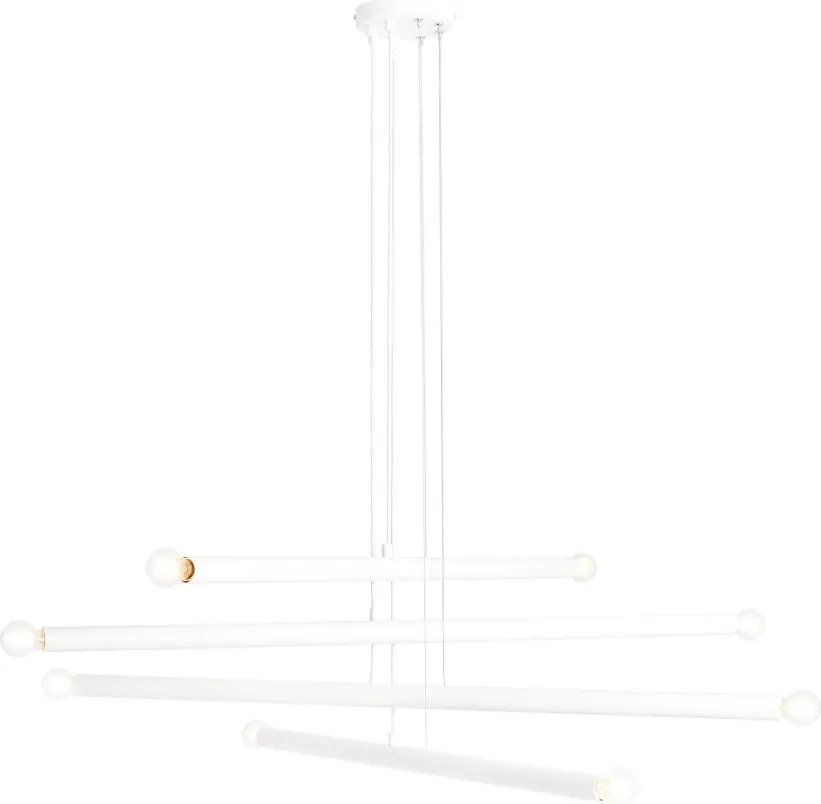 ALDEX 1072P TUBO Modern Led Függesztett Lámpa Fehér E14 IP20