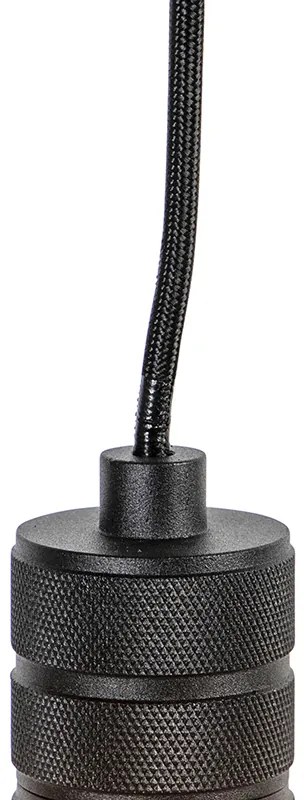 Modern lógólámpa fekete - Cavalux