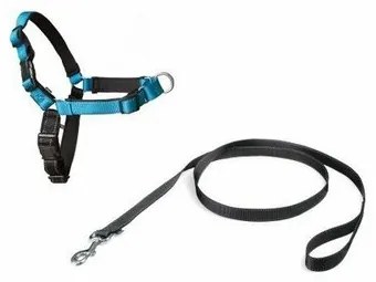 PetSafe Hám EasyWalk Deluxe kék S méret