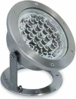 NOVOLUX 118B-L0448D-30 GAMBLE Kültéri Reflektor Ezüst, Sokszínű LED IP68
