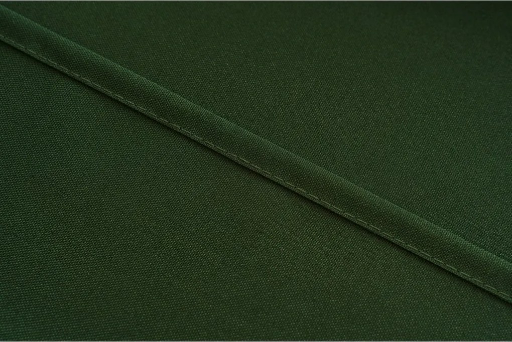Függöny OXFORD LIGHT 140x270 cm, sötétzöld Felfüggesztés: Hullámos sínszalag
