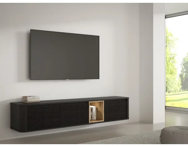 INAR TV-állvány fekete/barna