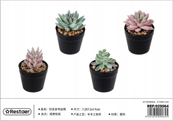 Mesterséges Szobanövény Pozsgás Kiváló Minőség