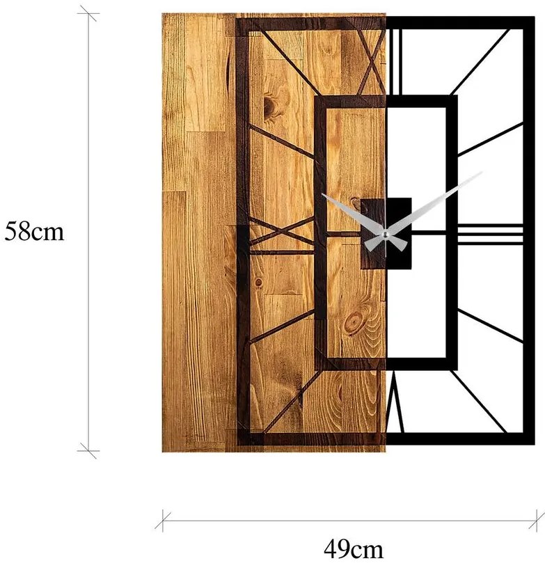 Fali Dekoráció Decorative Wooden Wall Clock, Wooden Clock 37