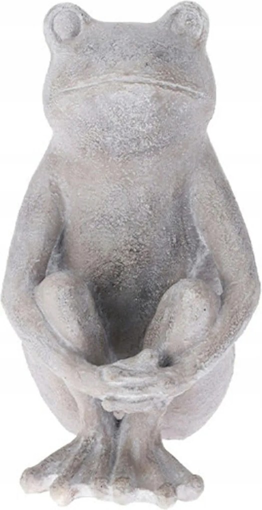 Kerti béka figura Dekoratív dekoráció a ház kertjébe dekoráció Stílusos