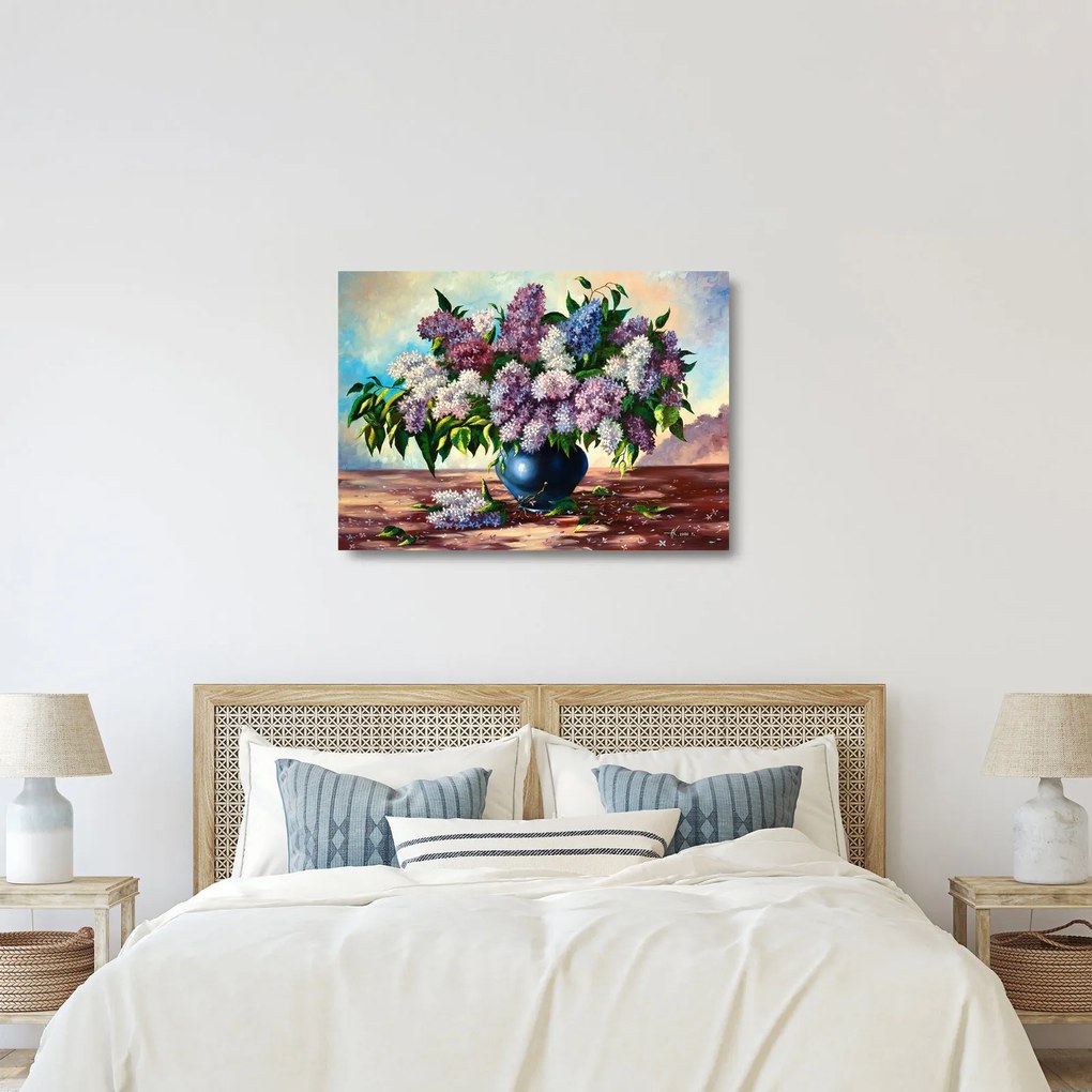 Kép - Orgován csokor (üvegen) (70x50 cm)