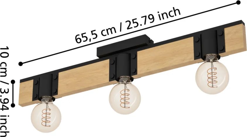 Eglo BAILRIGG 43901 Állólámpa 3x40W/E27 IP20
