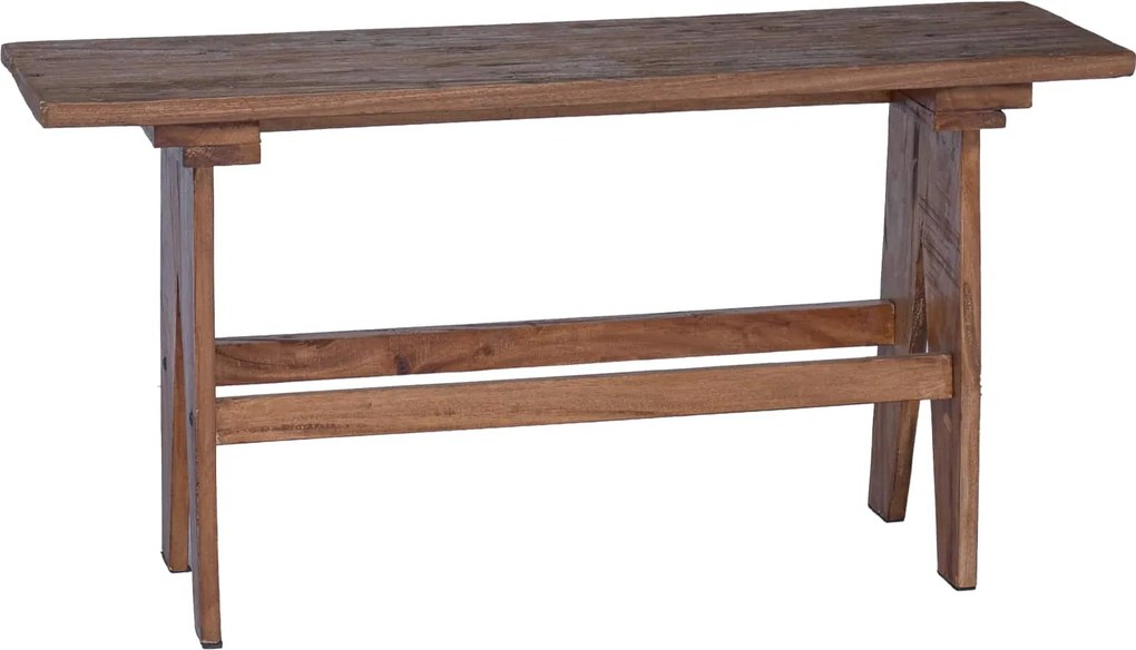vidaXL pad Természetes 100 x 30 x 51 cm Tömör újrahasznosított fa