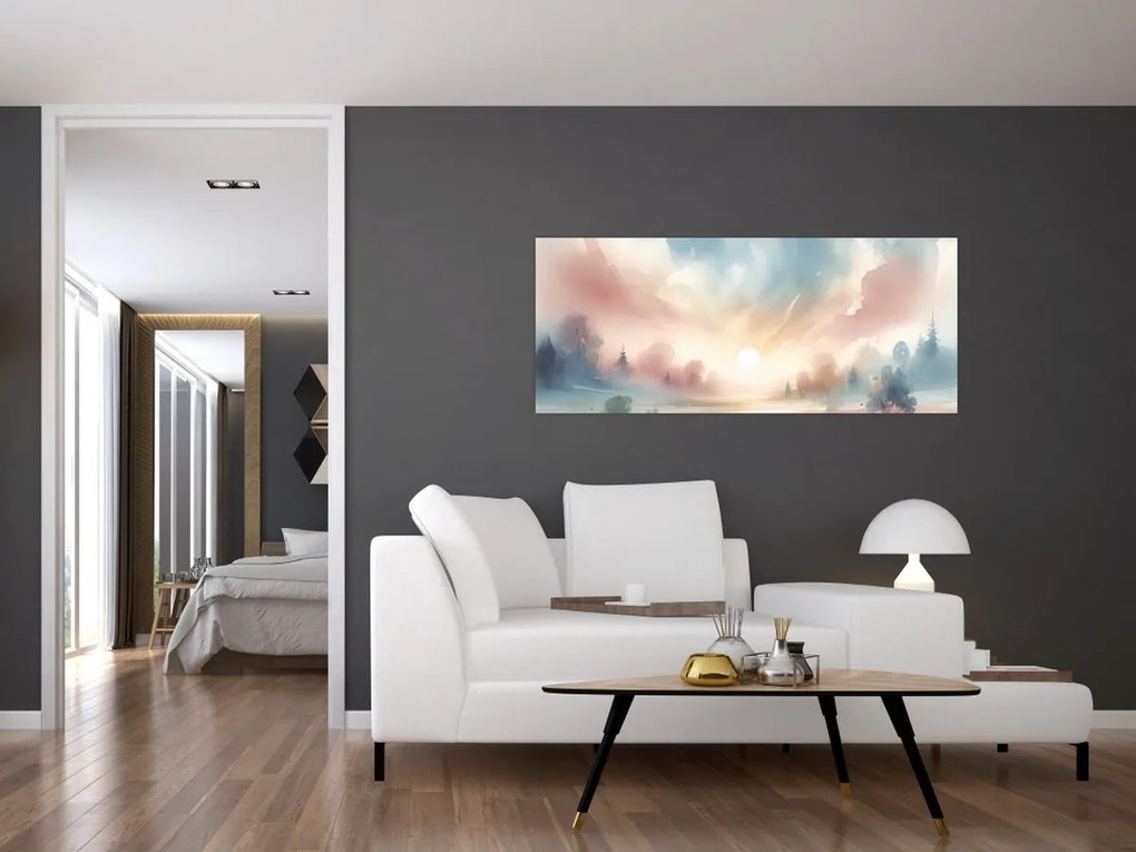 Kép - Elegáns tájkép (120x50 cm)