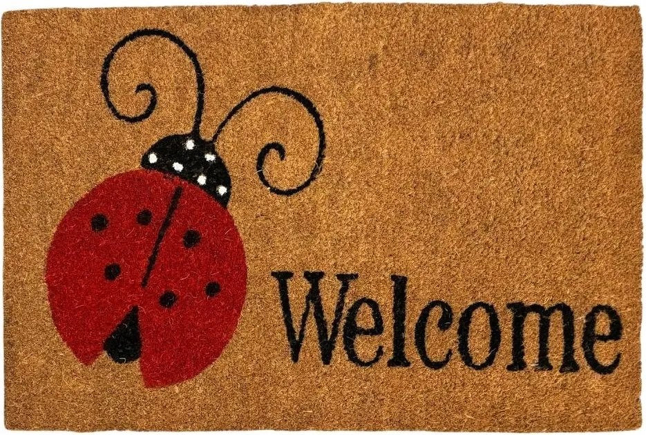 Kókuszos lábtörlő Katicabogár