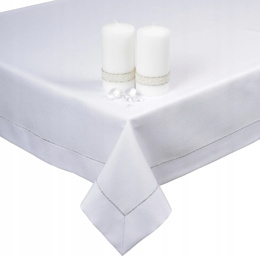 abrosz Panama Lux 350x140 foltálló fehér ezüst