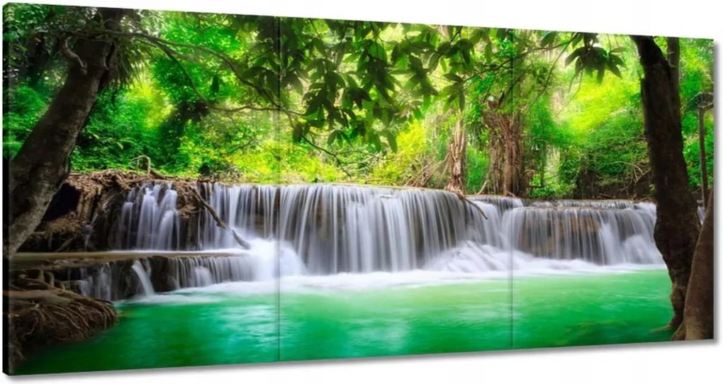 Vászonkép 60x30 Vízesés Thaiföldön