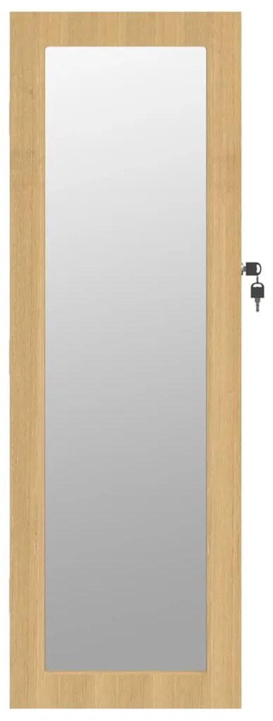 falra szerelhető tükrös ékszerszekrény 30x8,5x90 cm